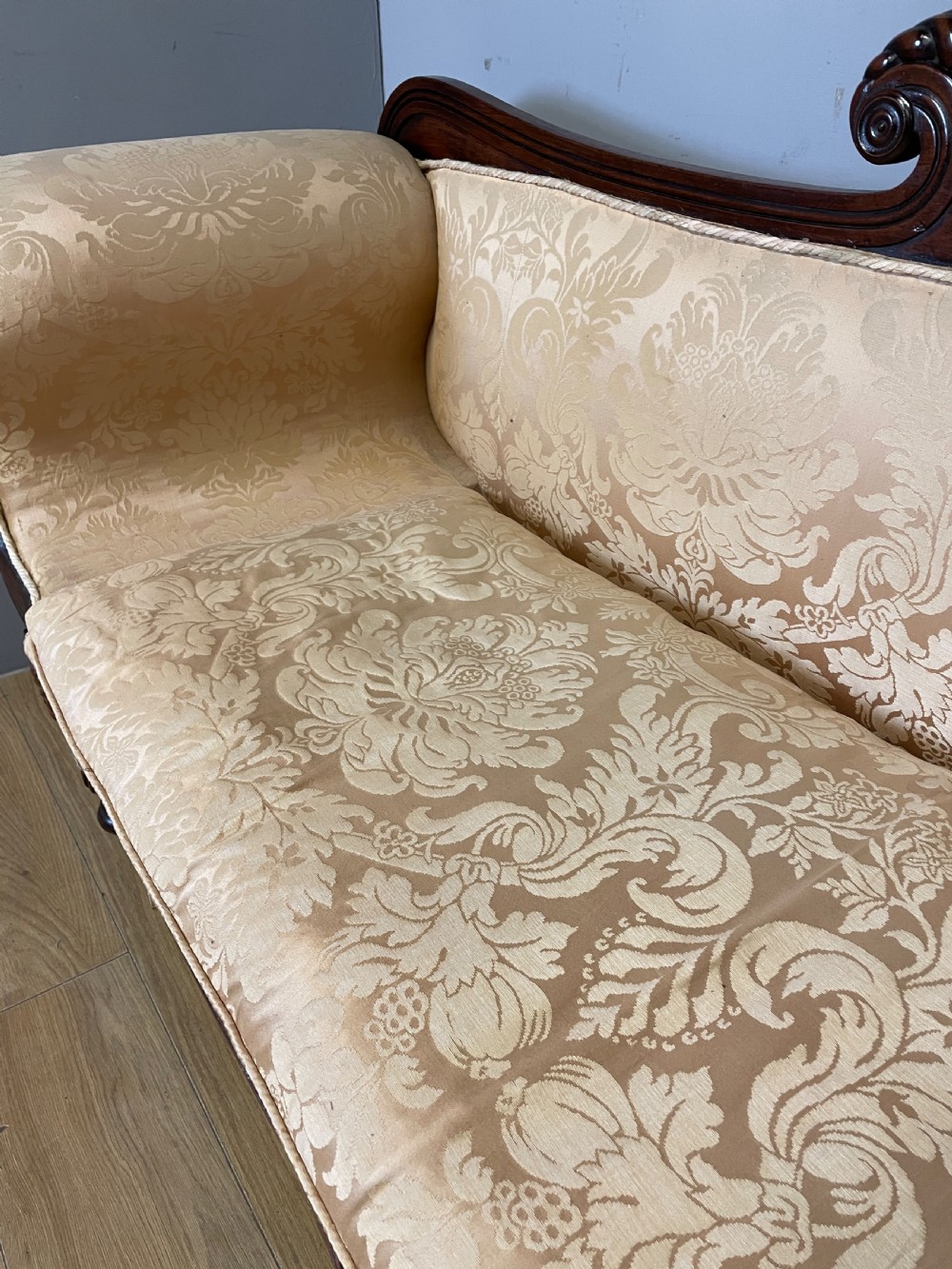 Regency mahogany scroll end sofa circa 1830 View XII
