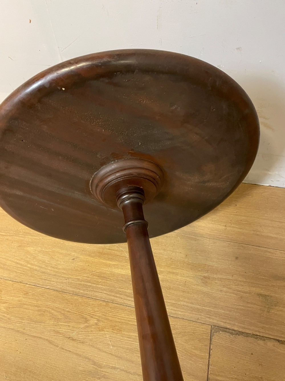 C19TH mahogany tripod table on ball and claw feet  View VIII