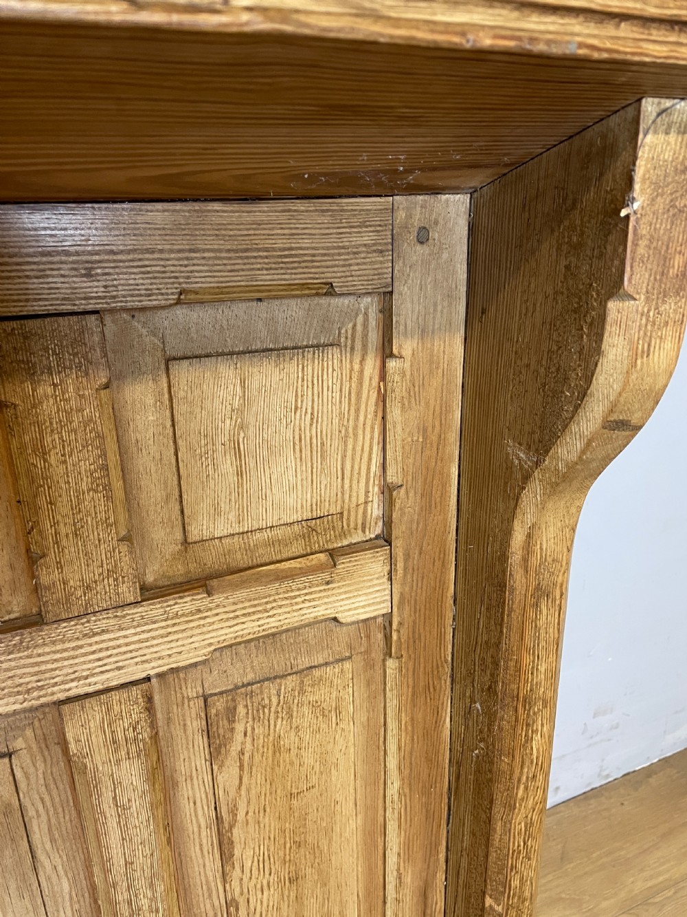 C19TH pitch pine lectern  View VII