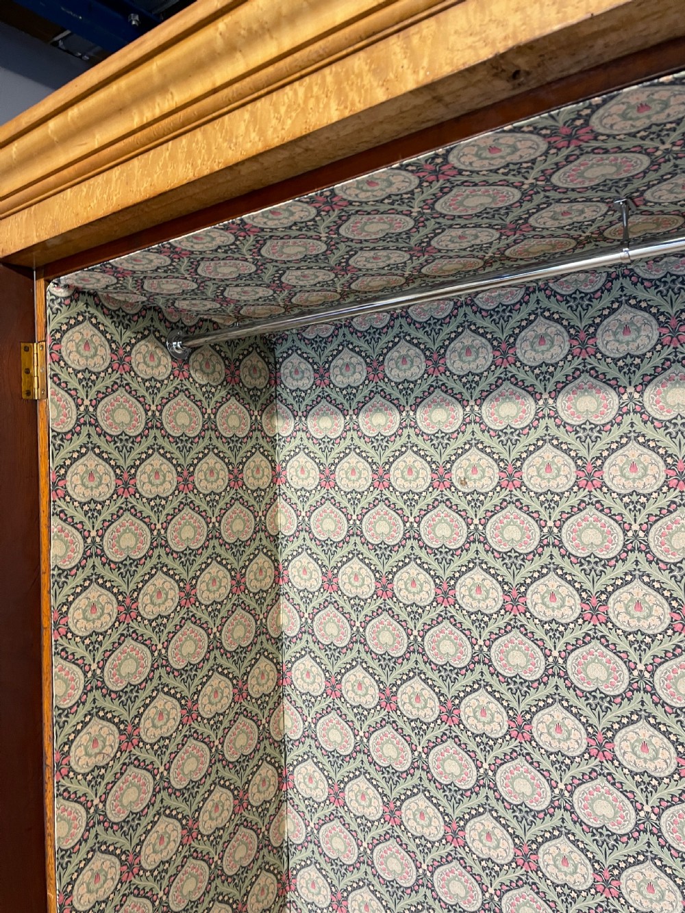 Large country house Birds Eye Maple double wardrobe circa 1870 View VIII