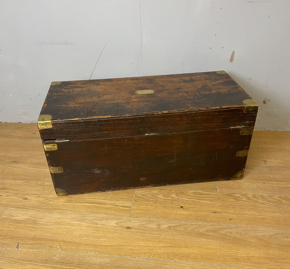 C19th Brass Bound Camphorwood Box  View IX