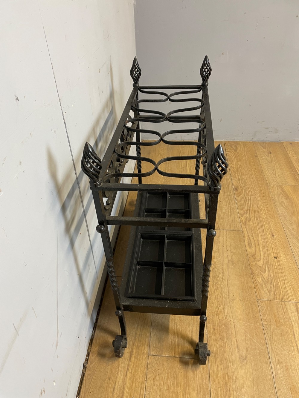 C19th Wrought Iron Estate Made Stick Stand View IV