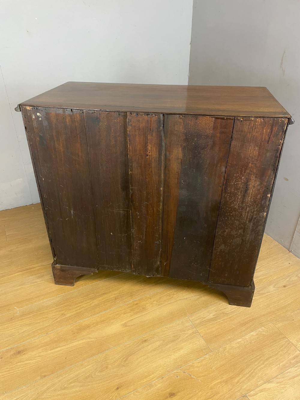 Georgian oak four height chest of drawers circa 1790 View XII