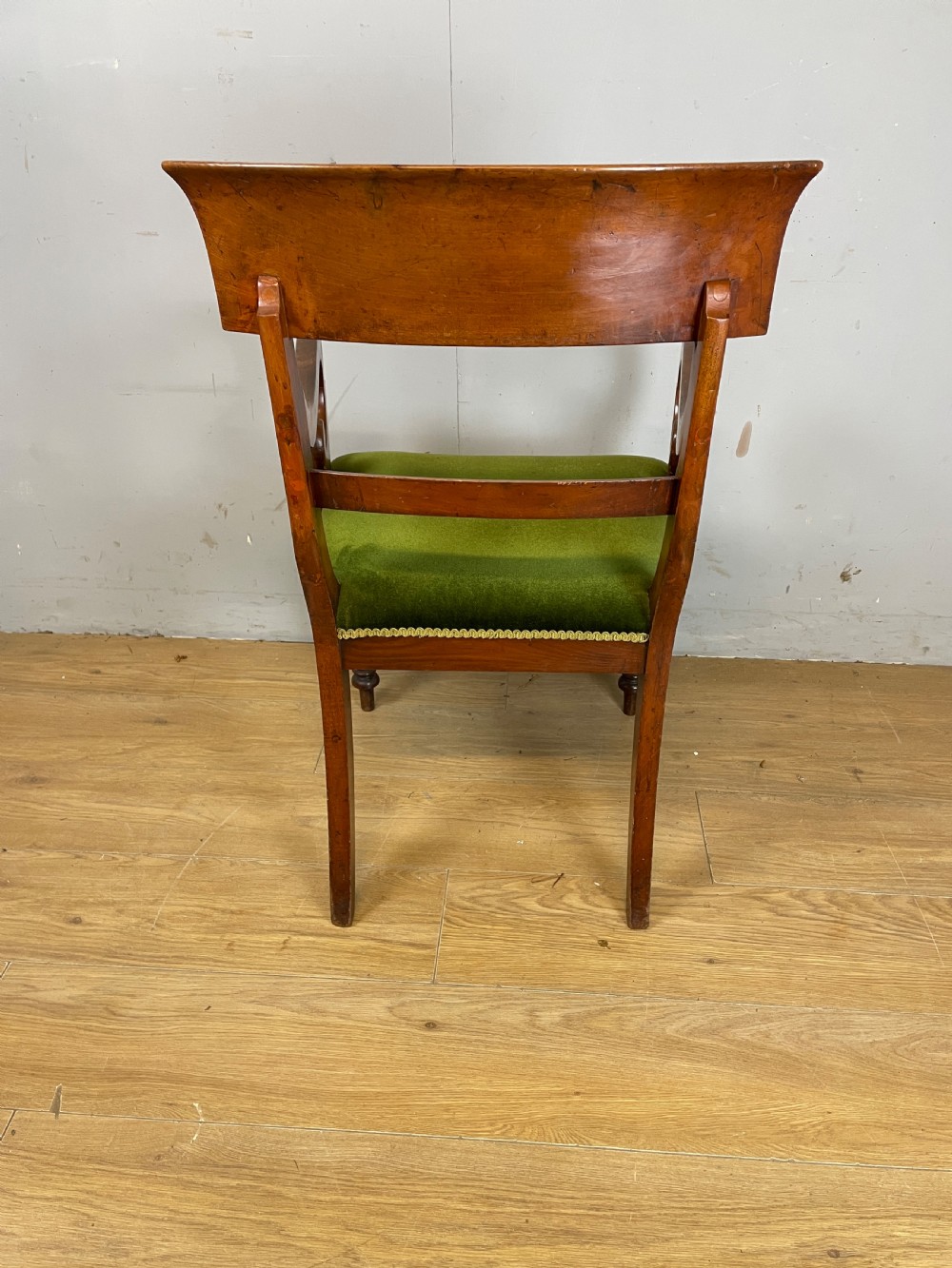 Georgian mahogany desk chair  View VIII