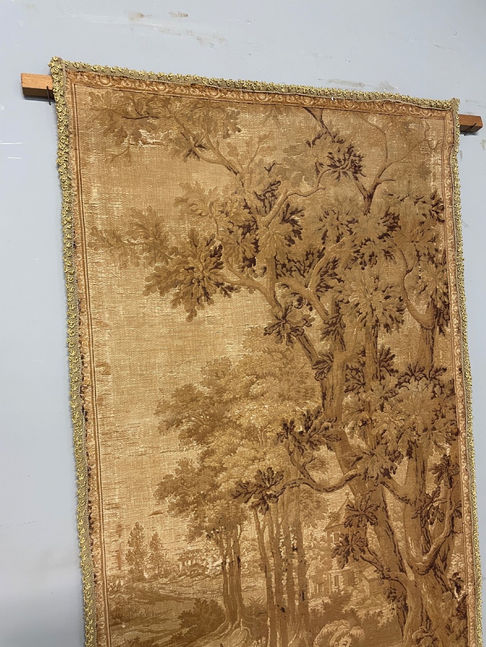 Pair of late C19TH Flemish tapestry wall hangings  View IX