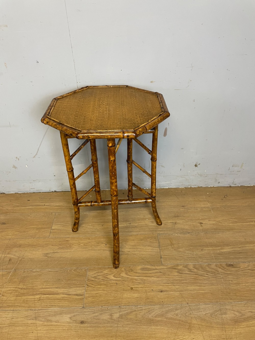 C19TH bamboo occasional table in good original condition  View III