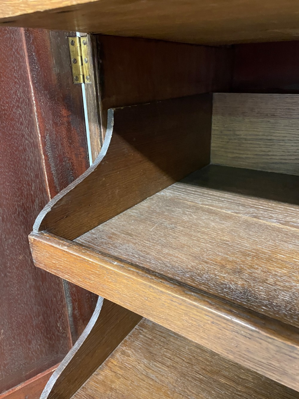 Georgian flame mahogany country house linen press -superb quality  View IX