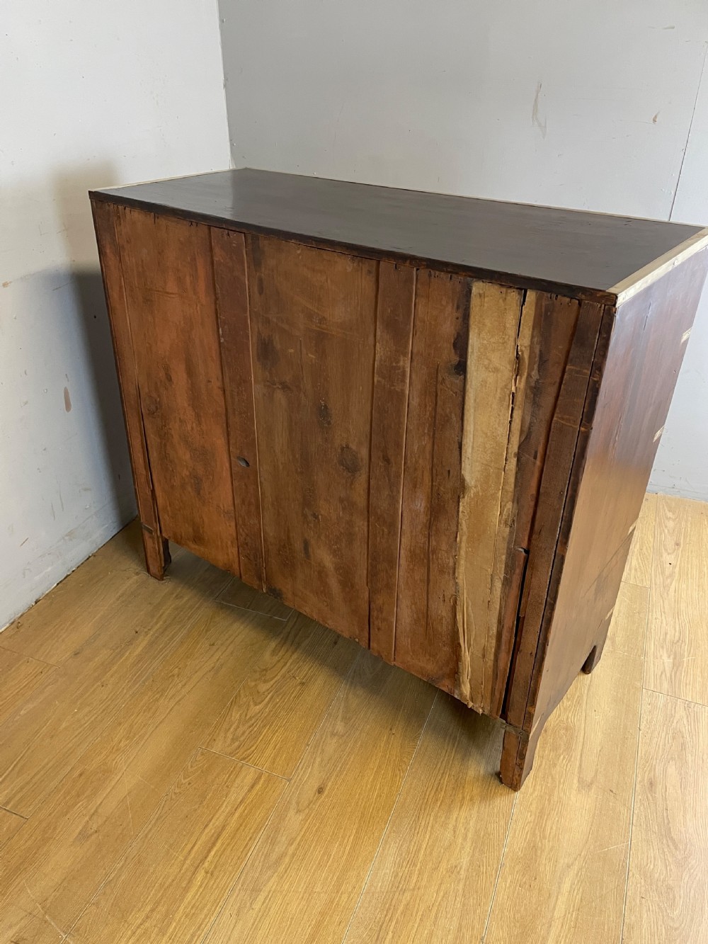 C19TH brass bound campaign  style chest of drawers  View IX