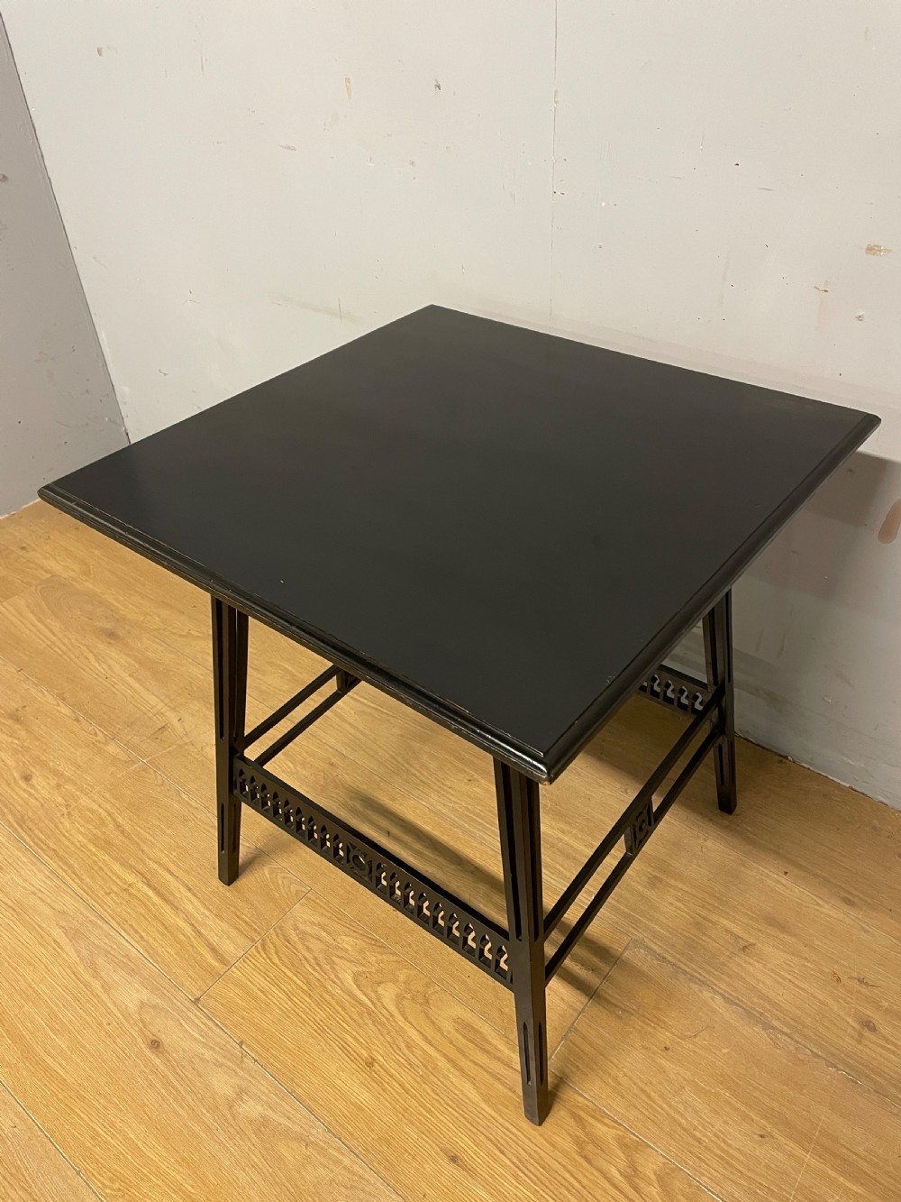 Aesthetic movement ebonised occasional table  View IV