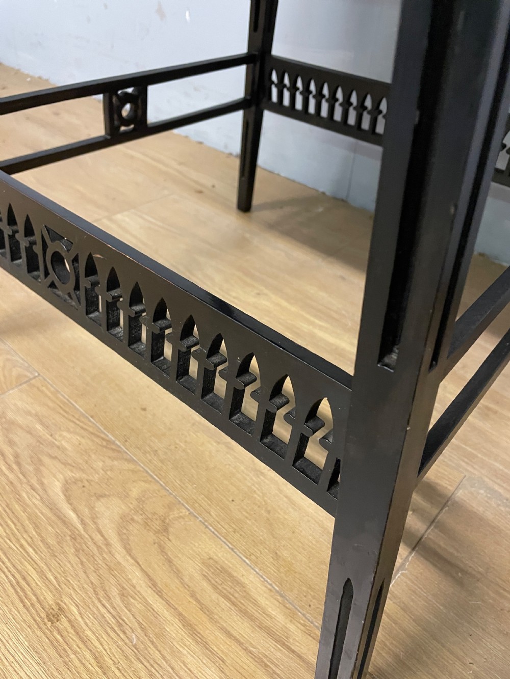 Aesthetic movement ebonised occasional table  View VI