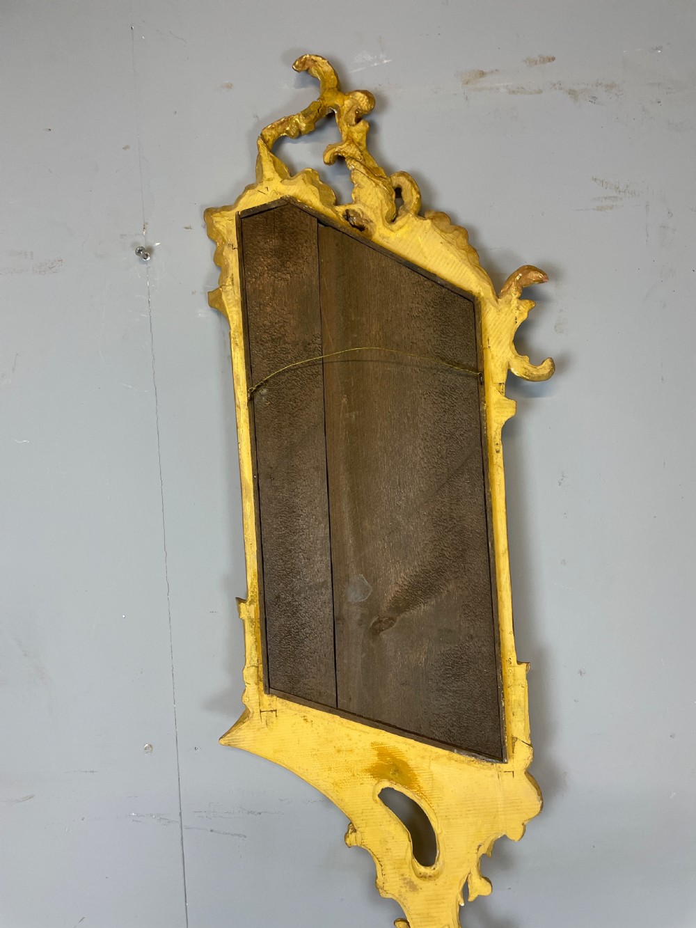 Pair of carved gilded 18th century style mirrors circa 1900 View VII