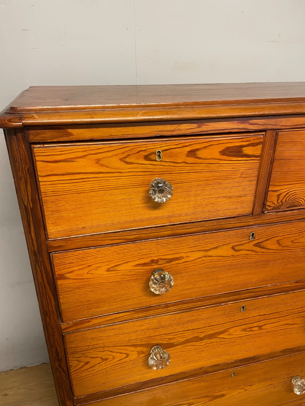 C19TH pine chest of drawers  View IV