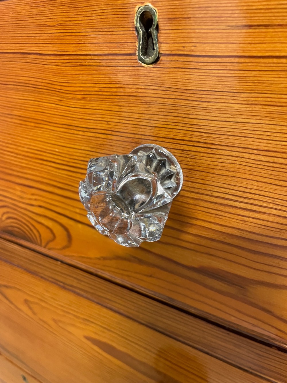 C19TH pine chest of drawers  View X