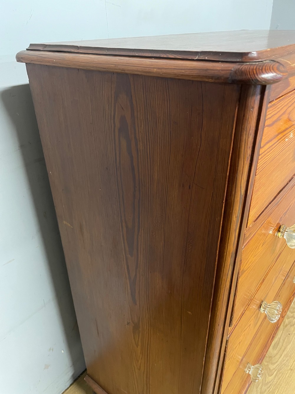 C19TH pine chest of drawers  View XI