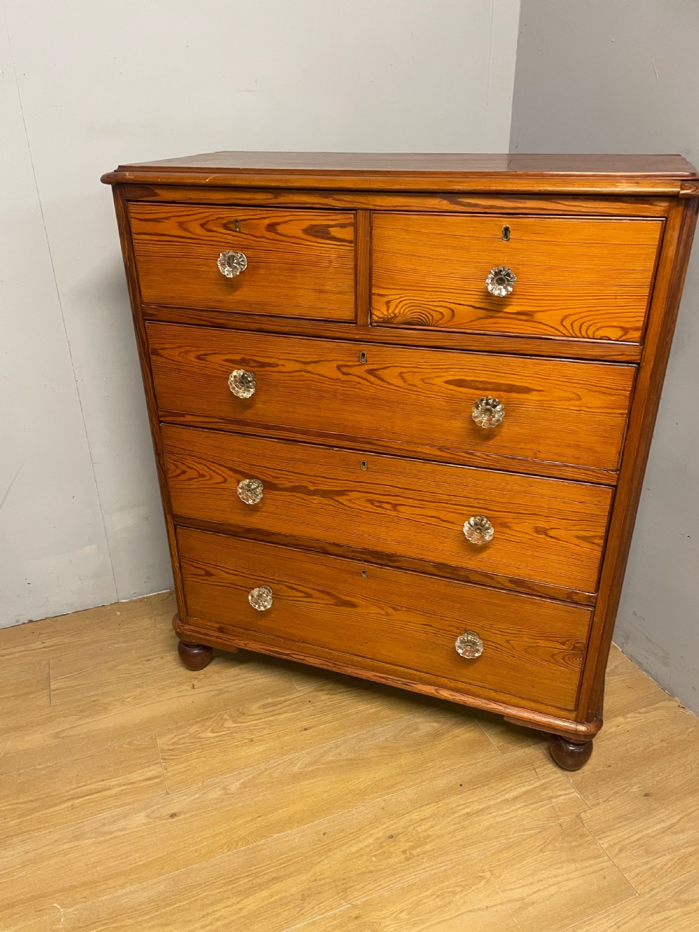 C19TH pine chest of drawers  View XVI