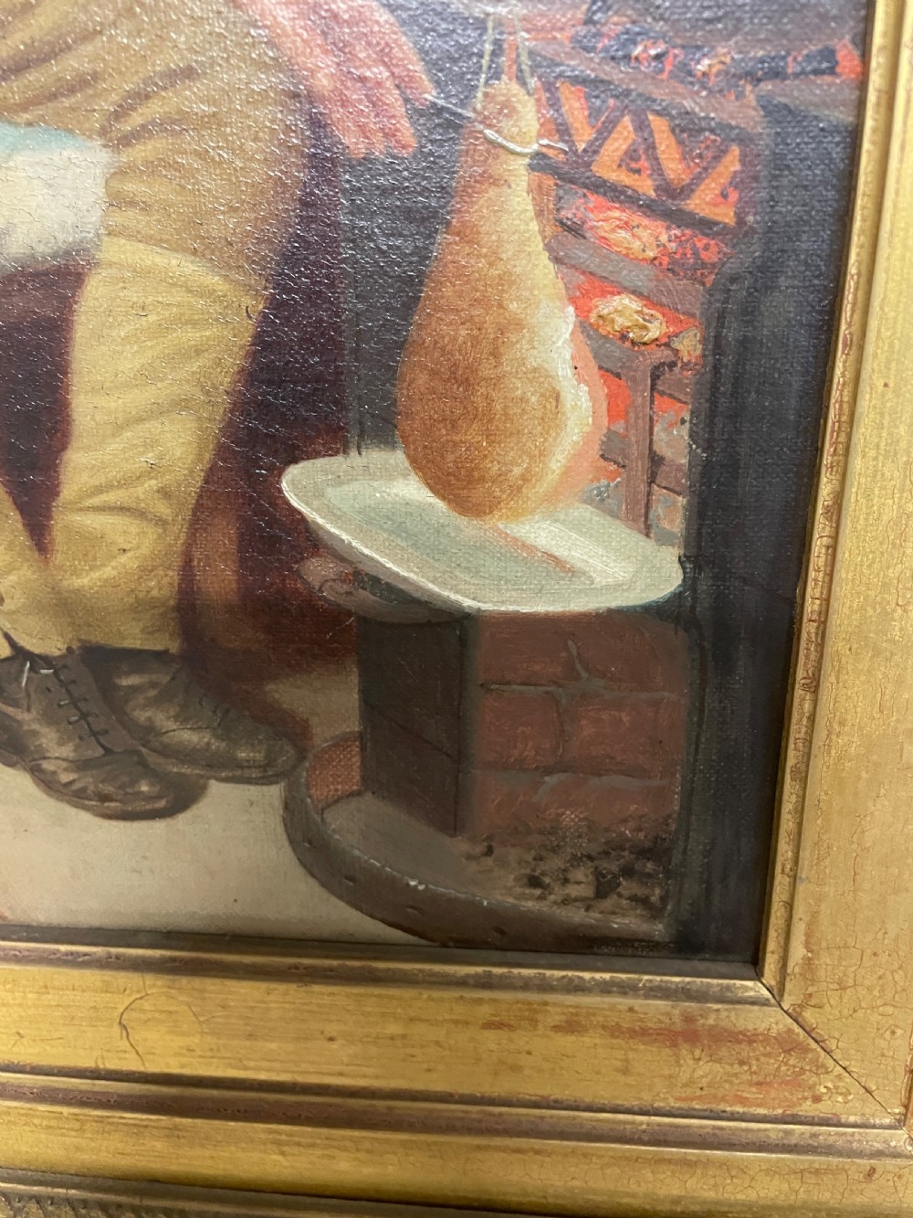 C19TH English school oil on canvas initialled CA View IV