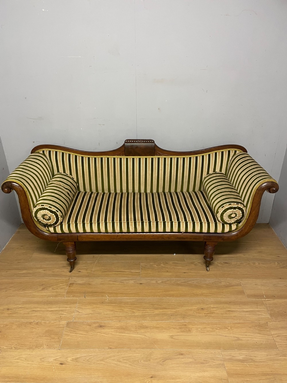 Regency mahogany scroll end sofa circa 1820