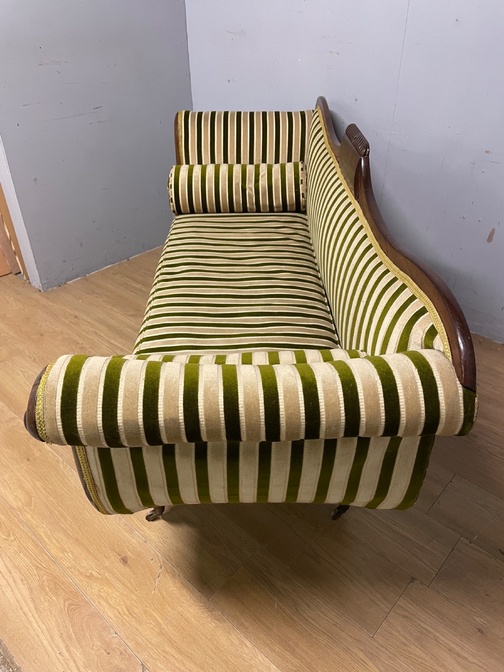 Regency mahogany scroll end sofa circa 1820 View III
