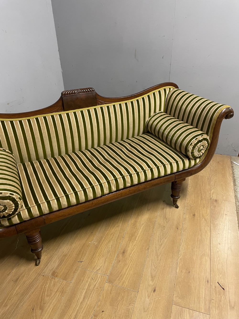 Regency mahogany scroll end sofa circa 1820 View VIII