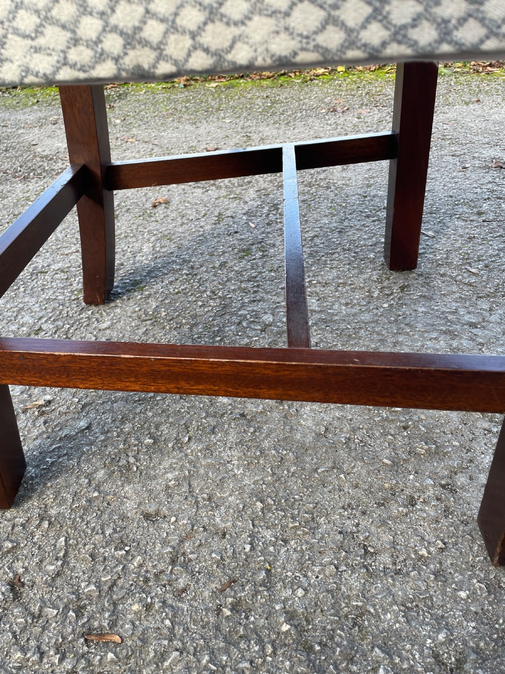 Great quality set of 10 Hepplewhite style mahogany dining chairs circa 1920 View XI