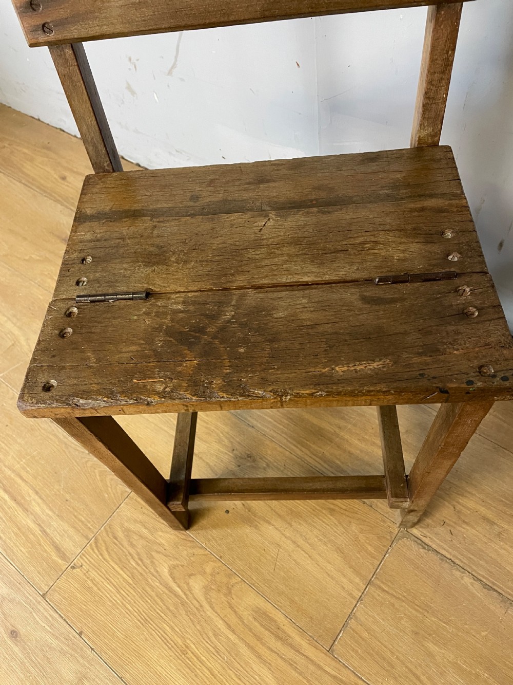 French rustic metamorphic chair circa 1920  View VI