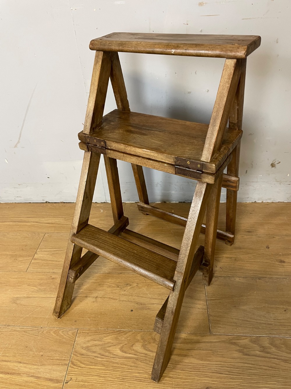 French rustic metamorphic chair circa 1920  View VIII