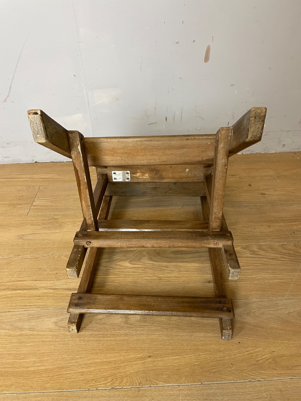 French rustic metamorphic chair circa 1920  View XI