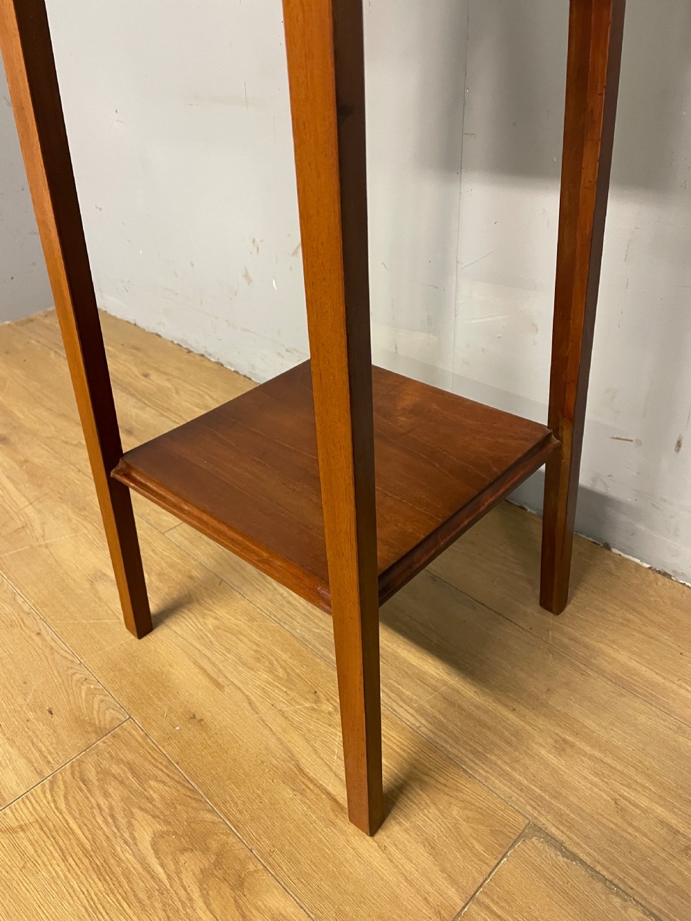 Arts and Crafts mahogany marble topped shaving stand  View VIII
