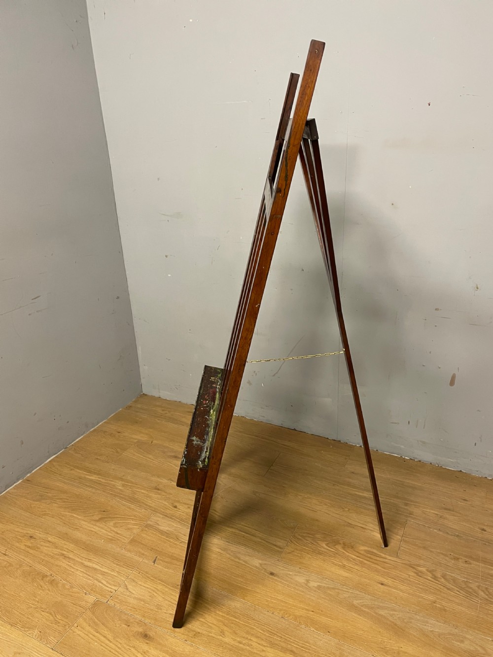 C19th mahogany H frame studio easel  View VIII
