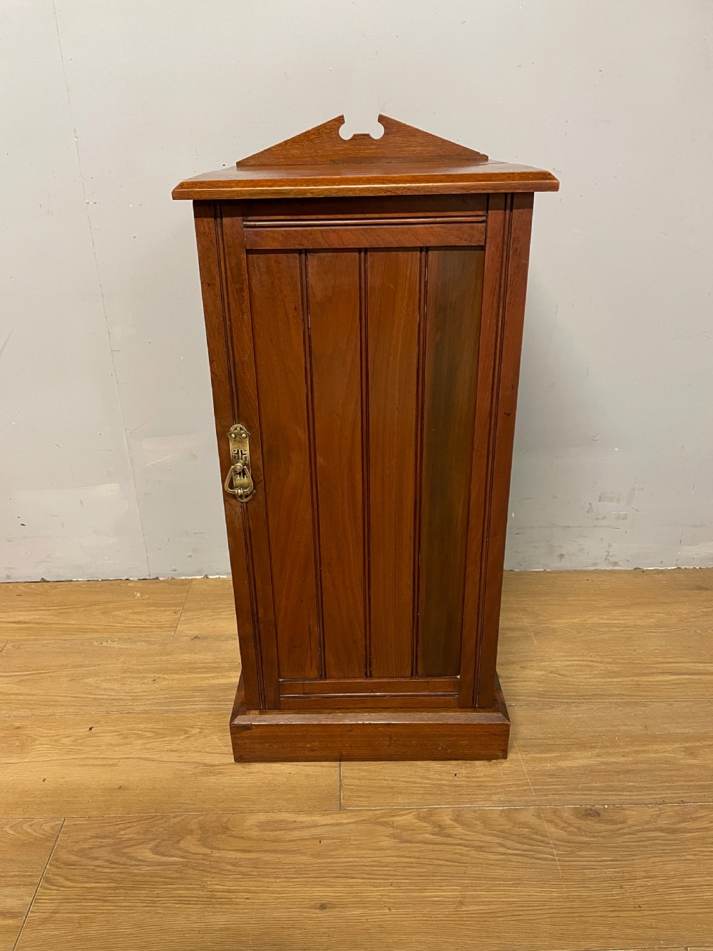Late C19TH walnut bedside cupboard  View VII