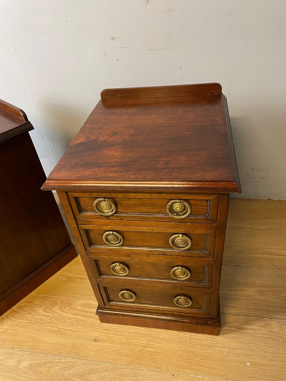 Pair of mahogany bedside cabinets circa 1920  View XI