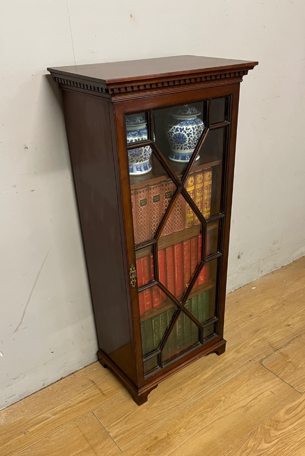 Small Edwardian mahogany freestanding bookcase by Muirhead Moffat Glasgow View II