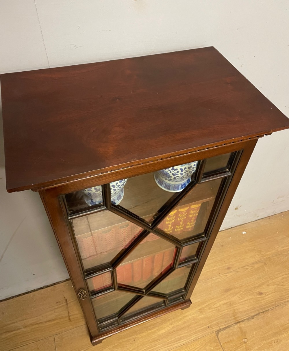 Small Edwardian mahogany freestanding bookcase by Muirhead Moffat Glasgow View III