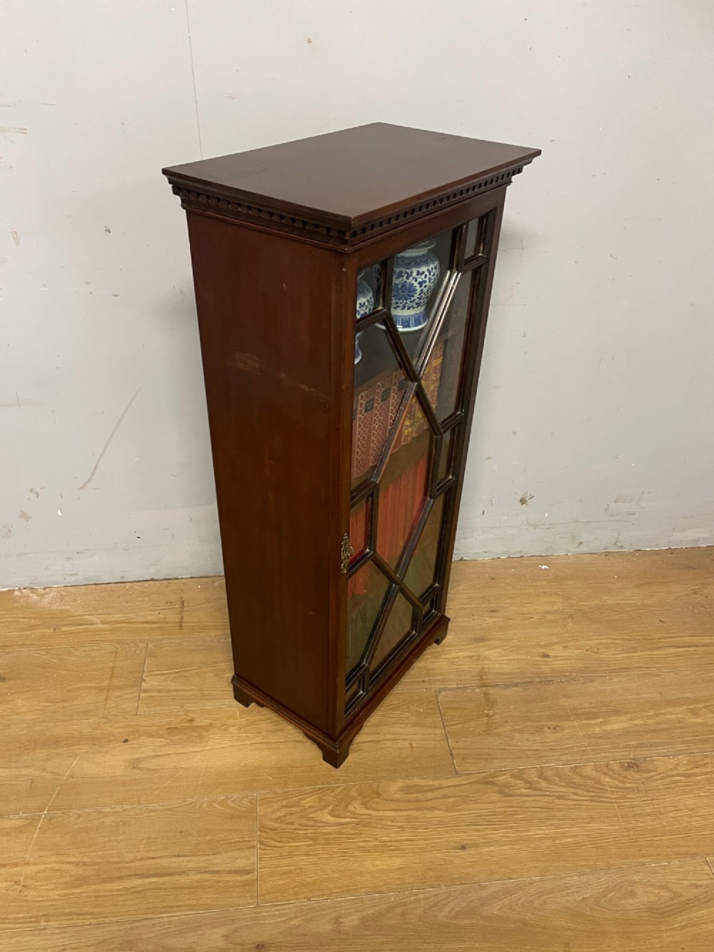 Small Edwardian mahogany freestanding bookcase by Muirhead Moffat Glasgow View V
