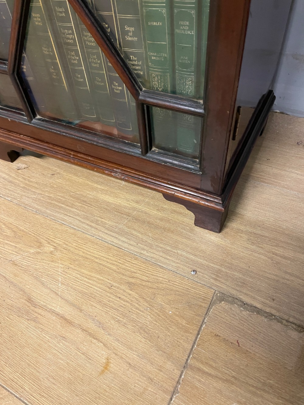Small Edwardian mahogany freestanding bookcase by Muirhead Moffat Glasgow View XI