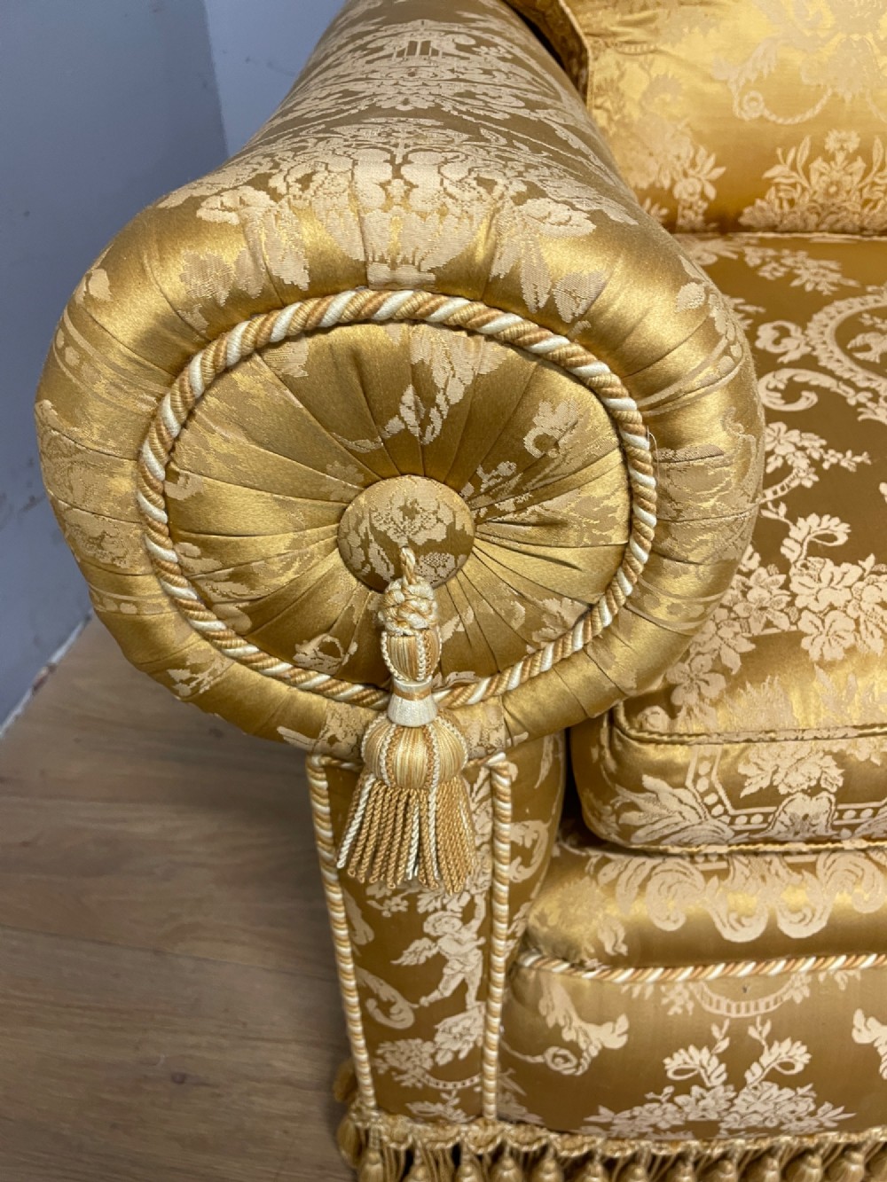 Pair of Edwardian country house armchairs View VI