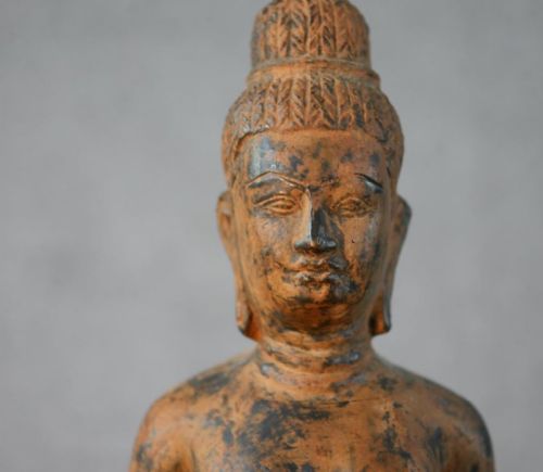 CERAMIC FIGURE OF VISHNU - ADDITIONAL PHOTO 4