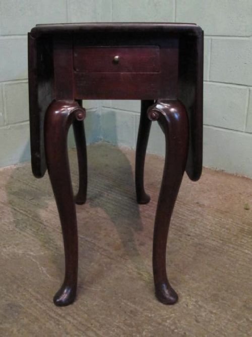 fig 2. ANTIQUE GEORGIAN MAHOGANY CHIPPENDALE GATE LEG DROP LEAF TABLE C1780 W6259/14.2