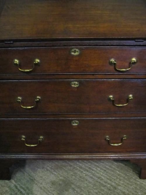 fig 2. ANTIQUE SMALL GEORGIAN COUNTRY OAK BUREAU DESK C1780 W6262/14.2