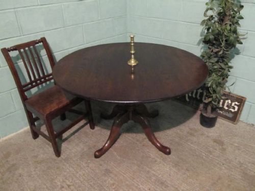 Antique Edwardian Solid Oak Dining Table C1900 W6291/1.3