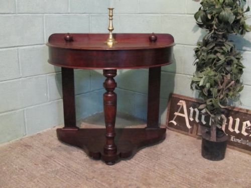 Antique Victorian Mahogany Duchesse Console Hall Table C1860 Wt6280/1.3
