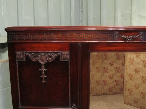 fig 1. ANTIQUE WARING & GILLOWS MAHOGANY TRIPLE WARDROBE C1910 W6603/3.10