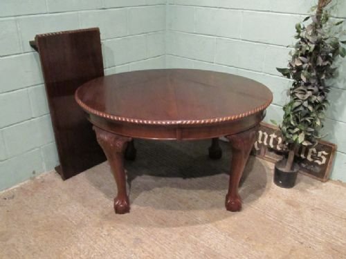 Antique Edwardian Mahogany Extending Dining Table C1900 W6614/10.10