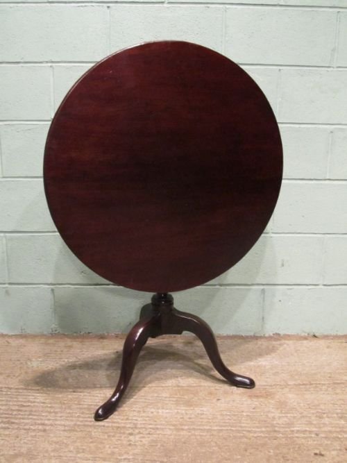 Antique Georgian Cuban Mahogany Bird Cage Tilt Top Table C1780 W6616/10.10