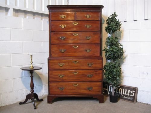 Georgian Mahogany Chest on Chest C1780