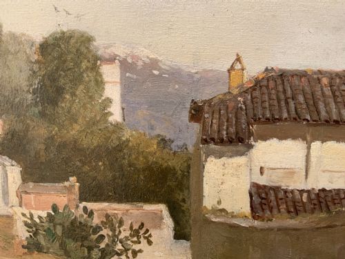 GILT FRAMED OIL ON PANEL BY JOHN VARLEY - ADDITIONAL PHOTO 6
