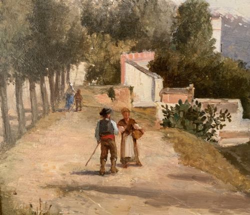 GILT FRAMED OIL ON PANEL BY JOHN VARLEY - ADDITIONAL PHOTO 1