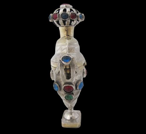 AMAZING STONE SET DANISH SILVER HOVEDVANSAEG C 1810 - ADDITIONAL PHOTO 2