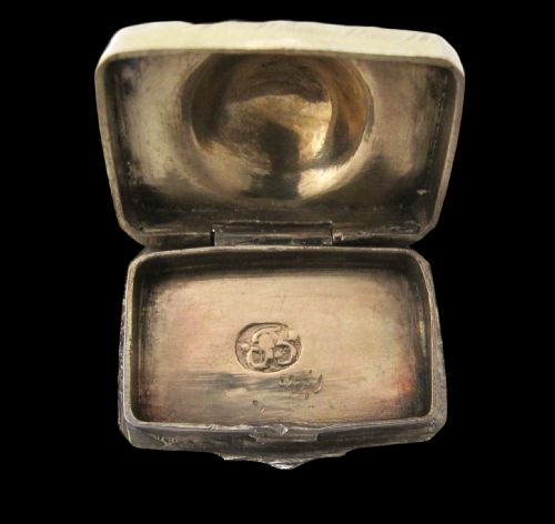 AMAZING STONE SET DANISH SILVER HOVEDVANSAEG C 1810 - ADDITIONAL PHOTO 7
