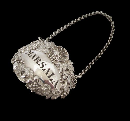 SET OF FOUR FABULOUS QUALITY EARLY VICTORIAN SILVER WINE LABELS THE BARNARDS LONDON 1842 - ADDITIONAL PHOTO 10
